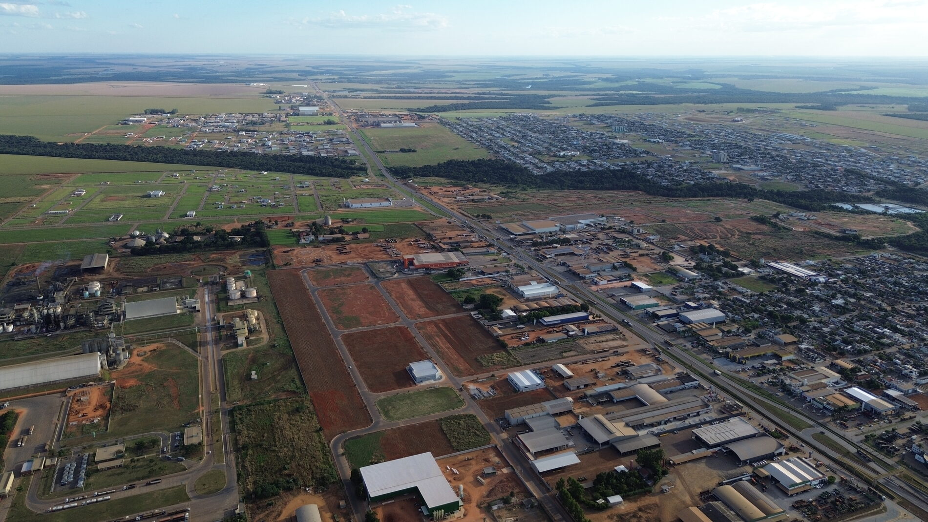 Vista aérea Claudino Francio